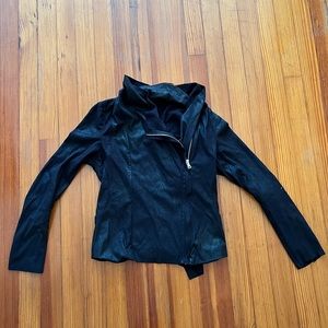 Black Suede Zara Jacket